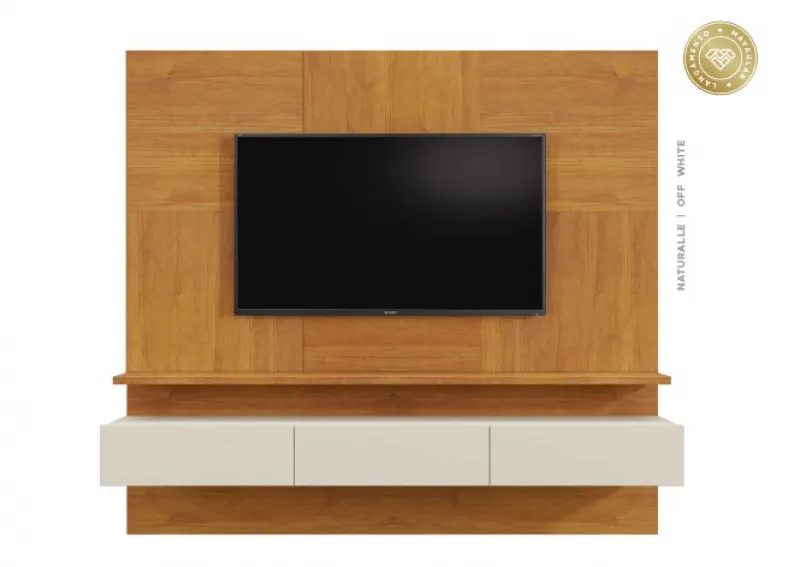 Painel Para Tv Até 65 Polegadas Napoles Com Nicho Larg. 1800mm